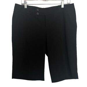 Mossimo Black Dressy Low Rise Bermuda Dress Shorts 10